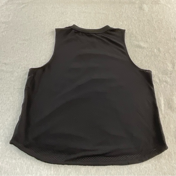ADIDAS LARGE LOGO WOMEN’S MUSCLE TEE PULLOVER SIZE: LARGE COLOR: BLACK - Picture 9 of 9